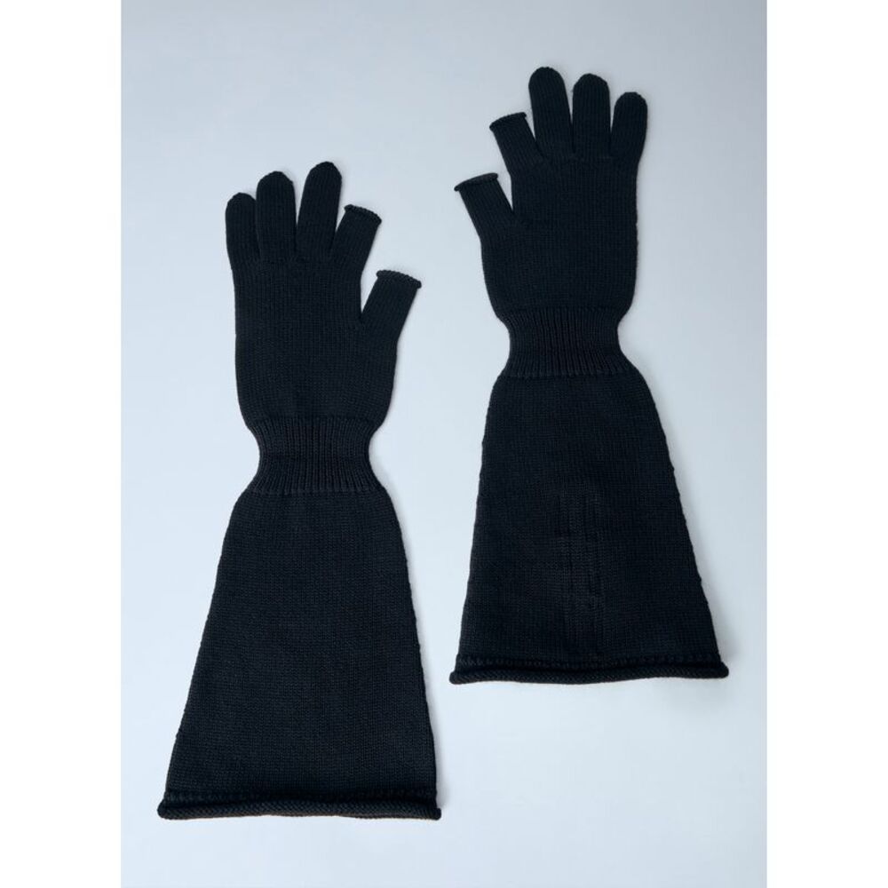 Rick Owens Men Extended Knit Gloves